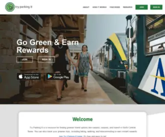 TRyparkingit.com(Get Rewards for Greener Trips) Screenshot