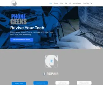 TRYphonegeeks.com(Cell Phone Repair) Screenshot