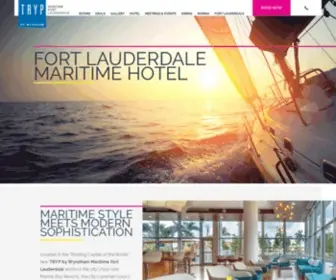 TRYphotelfortlauderdale.com(TRYP by Wyndham Maritime Fort Lauderdale) Screenshot