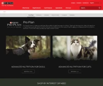 TRYproplan.ca(Pro Plan® Cat & Dog Food) Screenshot