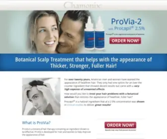 TRYprovia.com(Provia with Procapil 2%) Screenshot