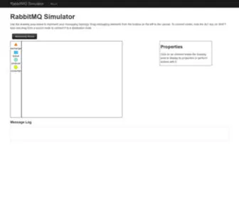 TRyrabbitmq.com(RabbitMQ Simulator) Screenshot