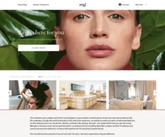 TRyregi.com(Discover & Book medical aesthetic and curated beauty treatments) Screenshot