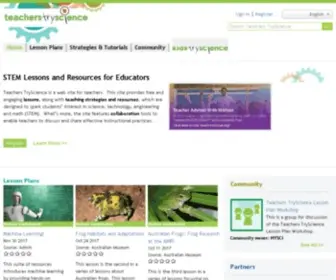 TRYscience.org(Science Museums Science Fair Project Ideas Science Education) Screenshot