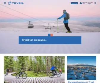 TRysil.com(Offisiell reiseguide for Trysil) Screenshot