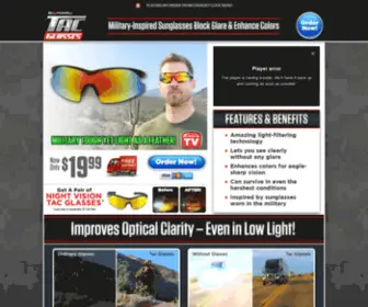 TRytacGlasses.com(Tac Glasses) Screenshot