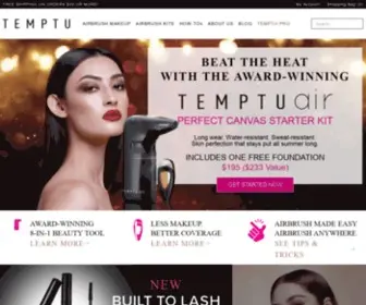 TRytemptu.com(Airbrush Makeup Systems) Screenshot