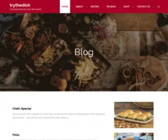 TRYthedish.com(Food Blogger) Screenshot