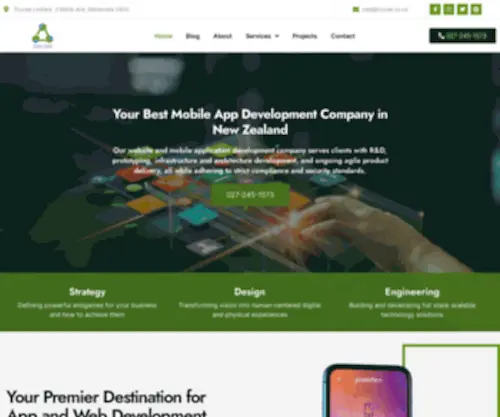TRyzee.co.nz(IT Web Development Company) Screenshot