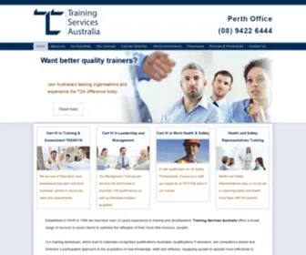 Tsa-WA.com.au(Training Services Australia) Screenshot