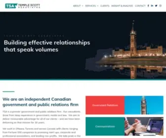 Tsa.ca(Welcome) Screenshot