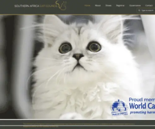 Tsacc.org.za(Cat club) Screenshot