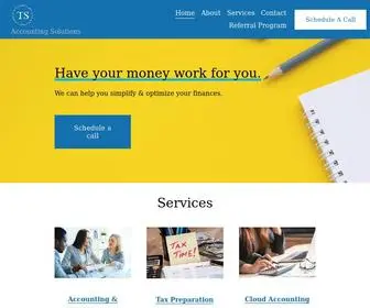 Tsaccountant.com(Simplify your finances. Accounting & Bookkeeping) Screenshot
