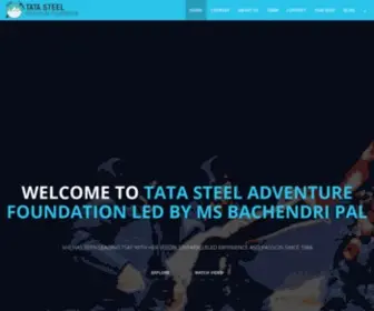 Tsafindia.org(Tata Steel Adventure Foundation) Screenshot