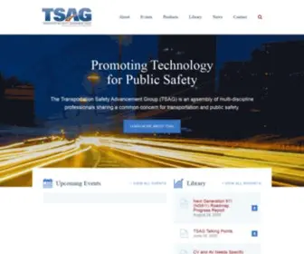 Tsag-ITS.org(Transportation Safety Advancement Group) Screenshot