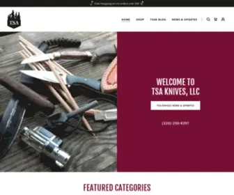 Tsaknives.com(TSA Knives) Screenshot