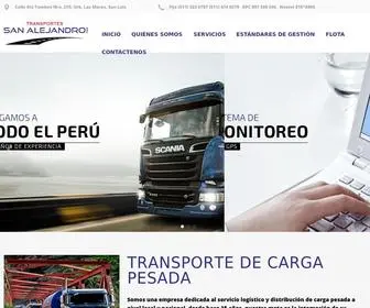 Tsalejandro.com(Transporte San Alejandro) Screenshot