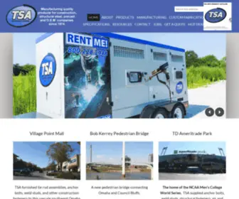Tsamfg.com(TSA Manufacturing) Screenshot