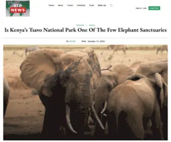 Tsavonationalpark.co.ke(Tsavo National Park) Screenshot