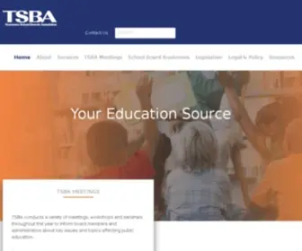 Tsba.net(The Tennessee School Boards Association role) Screenshot