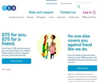 TSB.co.uk(Personal Banking) Screenshot