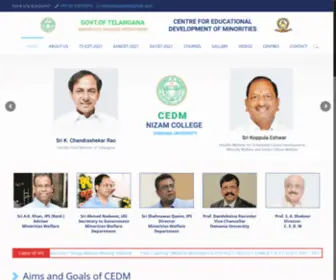 Tscedm.com(Development of Minorities) Screenshot