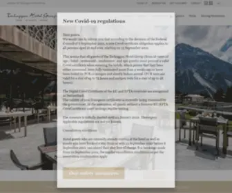 TSchuggenhotelgroup.ch(The Tschuggen Collection) Screenshot