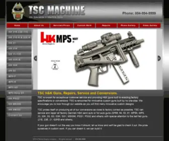 TScmachine.com(We Specialize In Machine Guns) Screenshot
