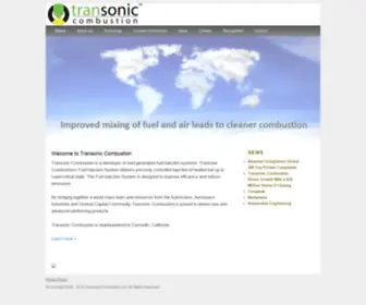 Tscombustion.com(Transonic Combustion) Screenshot