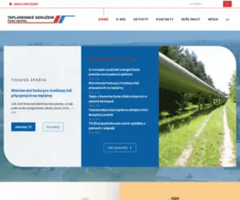 TSCR.cz(Teplárenské sdružení České republiky) Screenshot