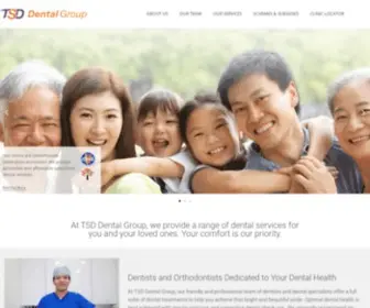 TSddental.com(Dedicated Dental Care for Your Teeth) Screenshot