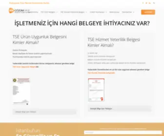 Tsebelgeleri.net(TSE Hizmet Yeterlilik Belgesi) Screenshot