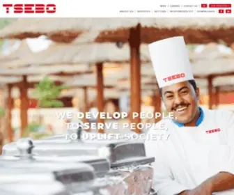 Tsebo.com(Tsebo Solutions Group) Screenshot