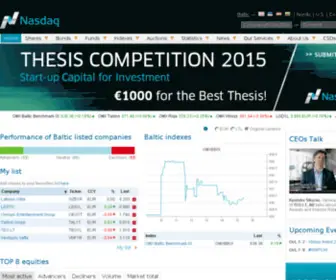 Tse.ee(Nasdaq Baltic) Screenshot