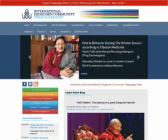 Tsegyalgar.org(International Dzogchen Community at Tsegyalgar East) Screenshot