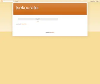 Tsekouratoi.blogspot.com(Gratis blog) Screenshot