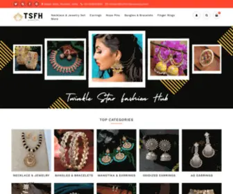 TSfhindianjewelry.com(Twinkle Star Fashion Hub) Screenshot