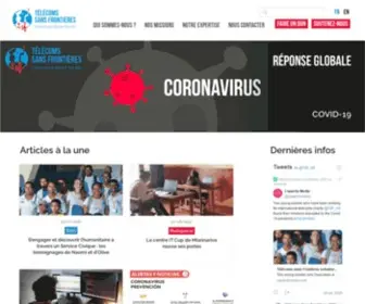 Tsfi.org(Télécoms Sans Frontière) Screenshot