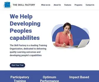 Tsfinspire.com(The Skill Factory) Screenshot