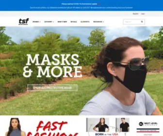 TSFsportswear.com(TSF Sportswear) Screenshot