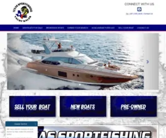 TSfyachts.com(Texas Sportfishing Yacht Sales) Screenshot