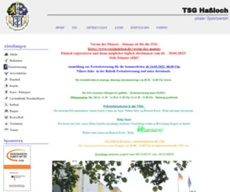 TSG-Hassloch.de(TSG Haßloch) Screenshot