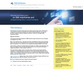 TSG.co.uk(IBM Mainframe Migration Solutions) Screenshot