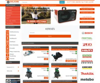 Tsgepkolcsonzo.hu(Toolstore Gépkölcsönző) Screenshot