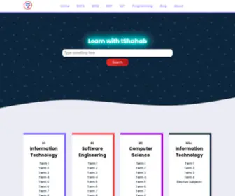 Tshahab.com(Learn with Us) Screenshot