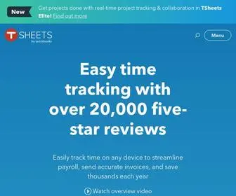 Tsheets.com(Time Tracking Software for Employees) Screenshot
