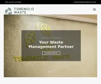 Tshenolowaste.co.za(Tshenolo Waste) Screenshot