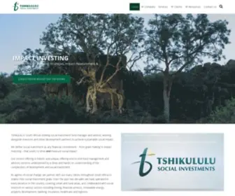 Tshikululu.org.za(Tshikululu Social Investment) Screenshot