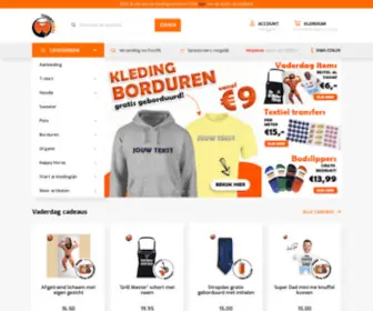 Tshirtdeal.nl(Ontwerp en bedruk je eigen t) Screenshot