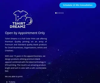 Tshirtdreamz.com(Launching Soon) Screenshot